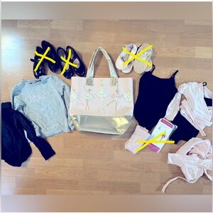 New dancer bundle!! Bodysuits, dancer sweatshirt, dance bag & more